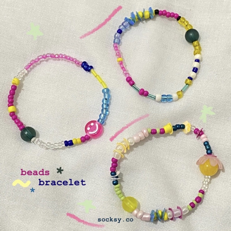 Gelang Manik | Manik Gelang | Bracelet Beads | Beads Bracelet | Gelang Wanita | Gelang Korea