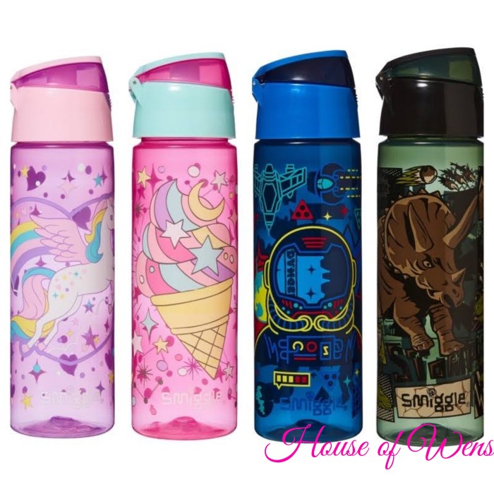 SMIGGLE BEYOND FLIP LID DRINK BOTTLE ORIGINAL - BOTOL MINUM SMIGGLE