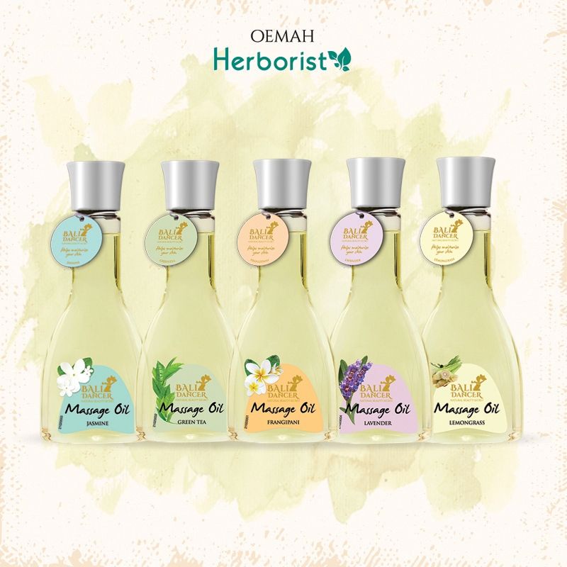 Herborist Minyak Zaitun | Herborist Bali Dancer Massage Oil : Lemonagrass, Lavender, Green Tea, Fran