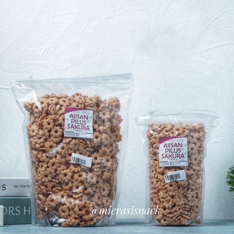 

snack kiloan ajisan snack pilus sakura 500gram | jajanan jadul | makanan ringan kiloan murah
