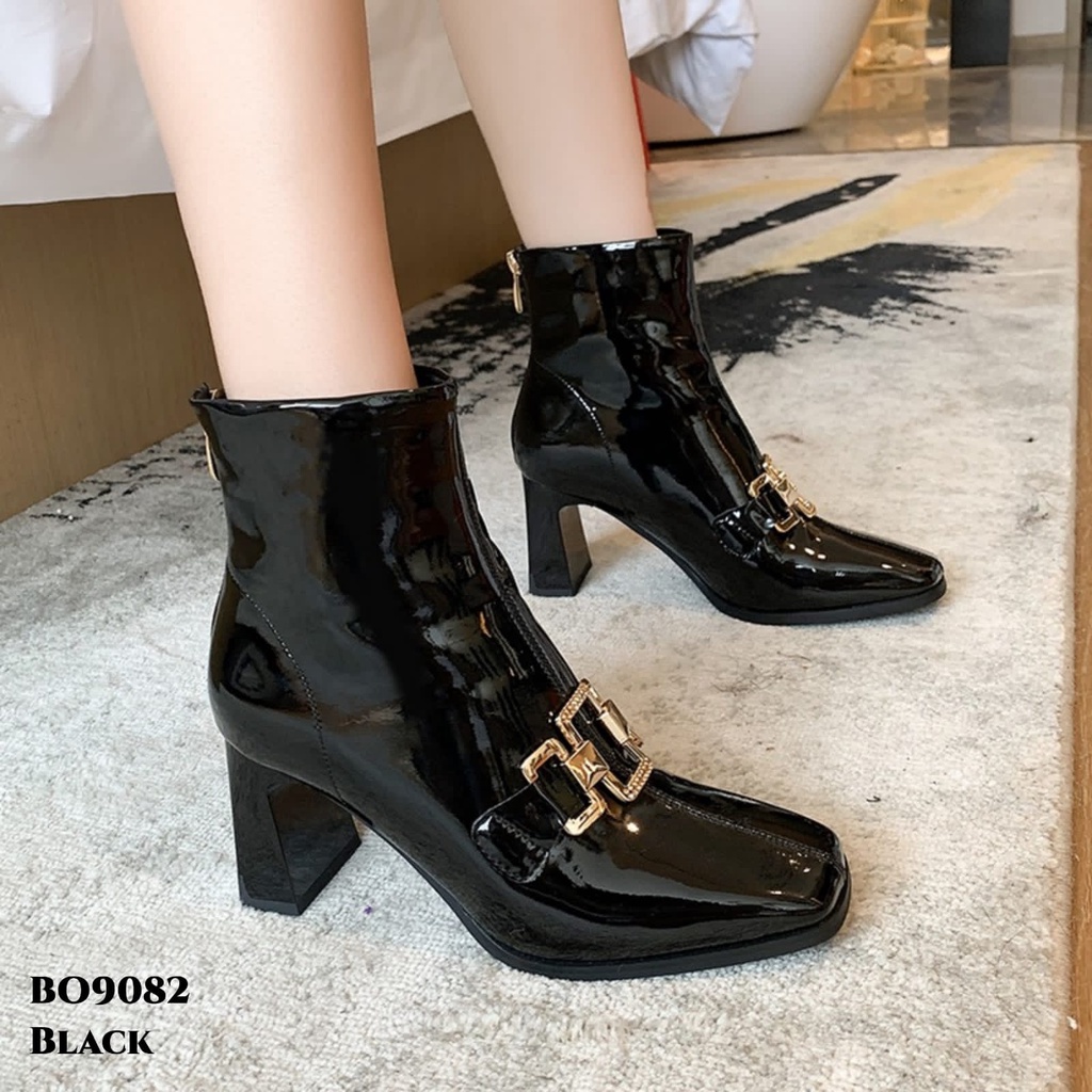 WYN SEPATU BOOTS FLAT KOREA BO9082