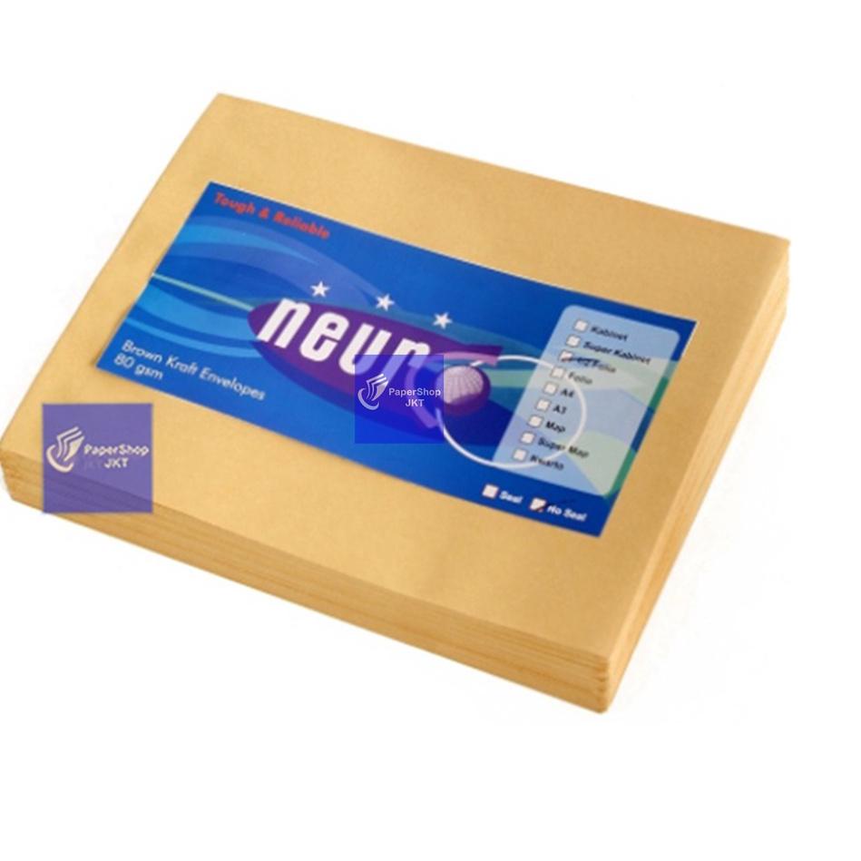 

Diskon Terheboh Neuro - amplop coklat 1/2 Folio - Non Seal ( 19 x 25 cm )