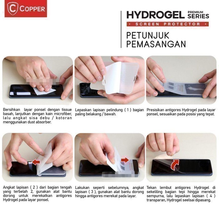 iPhone 14 Plus - COPPER Bundling TG Blueray &amp; Hydrogel Clear