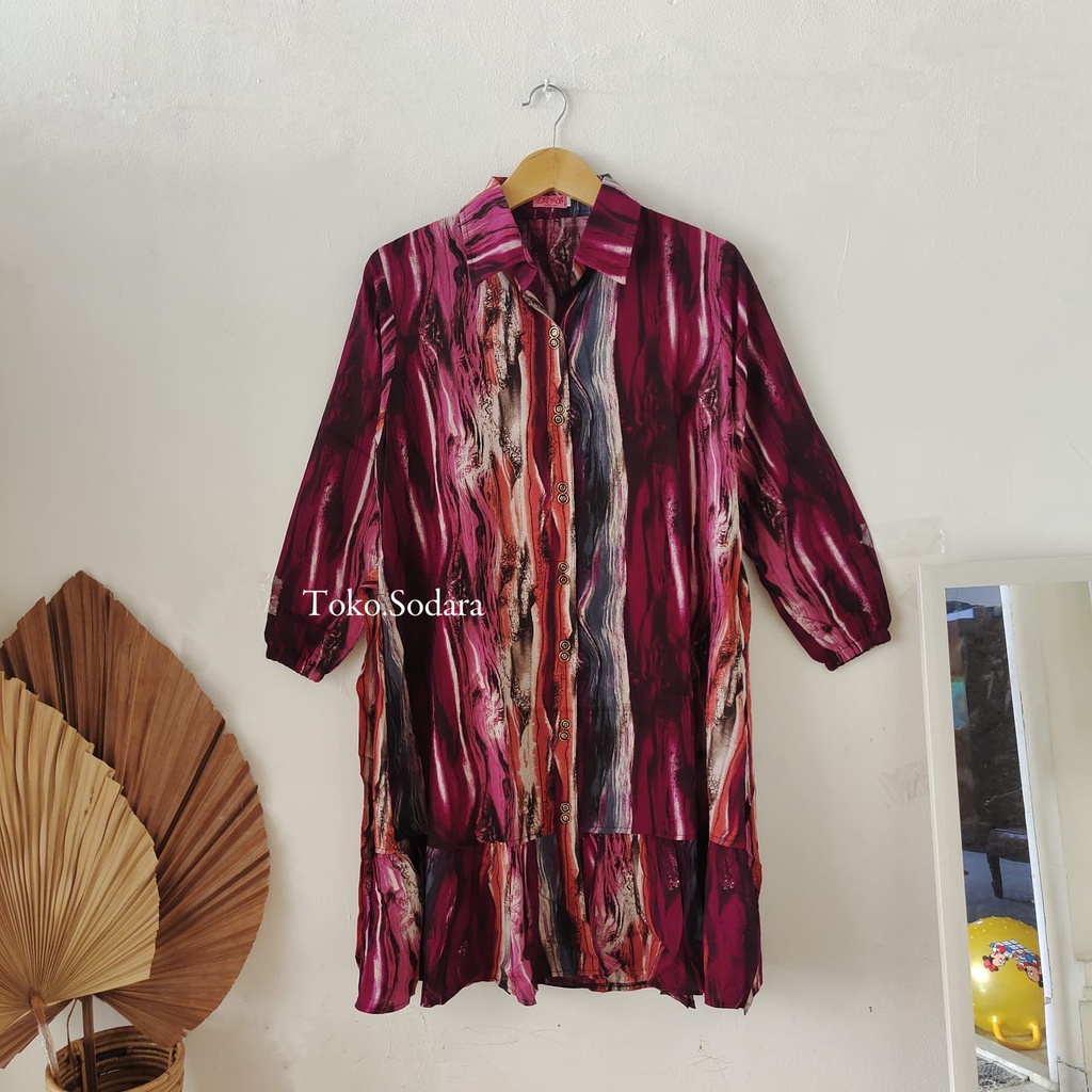 Tunik Camelia Rayon Diamond // Tunik Wanita Terbaru //  Pakaian Wanita Bisa Cod