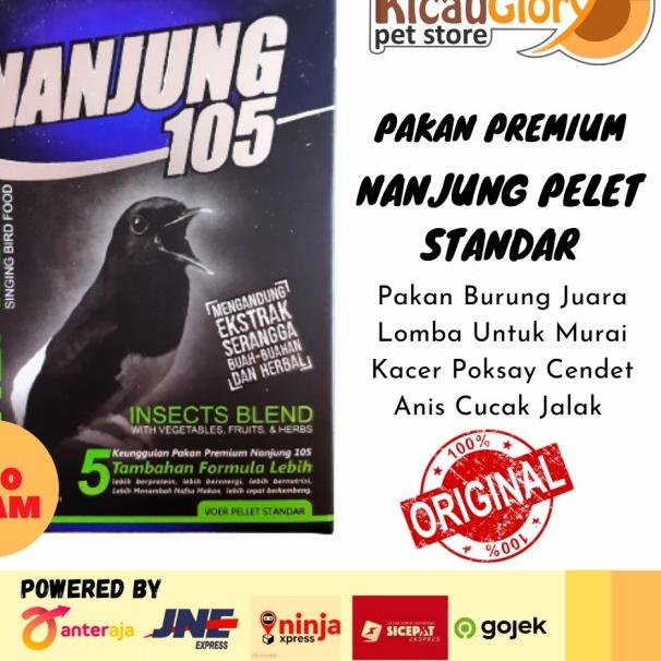 Nanjung 105 Voer Pelet Ebod Jaya Pakan Burung Juara Lomba Untuk Murai