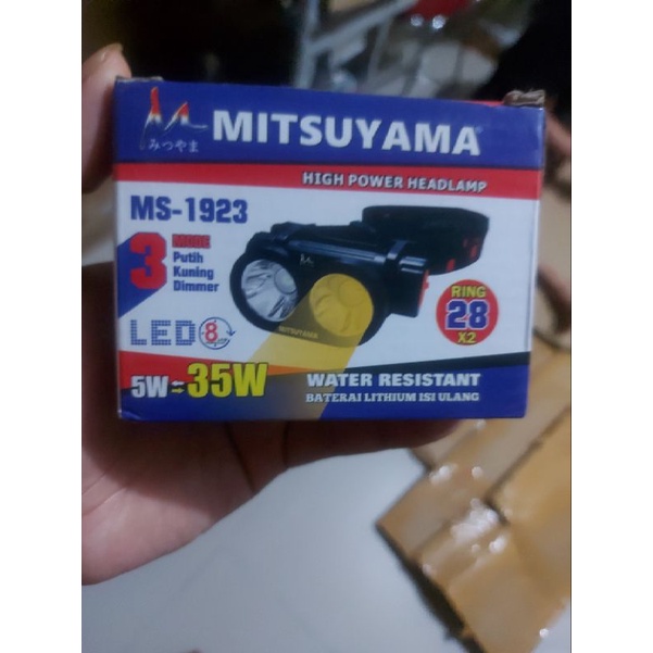 lampu Mitsuyama ms-1923 senter kepala