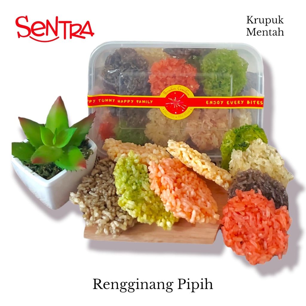 

Kerupuk Rengginang Pipih Rasa 5in1 Mix || Kerupuk Kering Mentah Box Premium