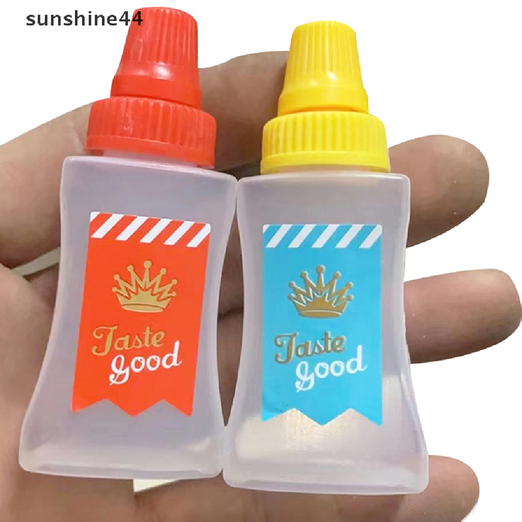 Sunshine Botol Remas Portable Ukuran Kecil Untuk Saus / Kecap / Salad / Bento