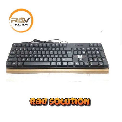 Keyboard gaming mechanical HP kable sk6533+mousepad razer mantis--Hitam support All komputer/laptop  - RAV SOLUTION