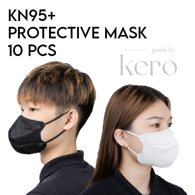 Masker KN95 Premium isi 10pcs - Warna Hitam