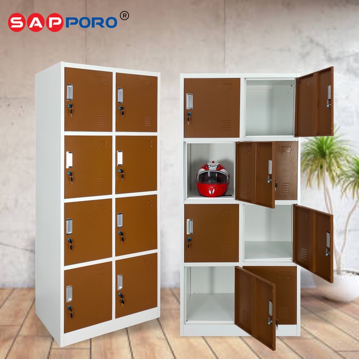 

Filling Cabinet Sapporo Helmet 8 - Loker Besi 8 Pintu Steel Locker 8 Doors