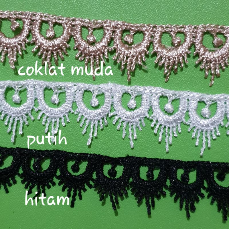 Renda Gyper Kumis Per 1 Gulung/+- 15 yard