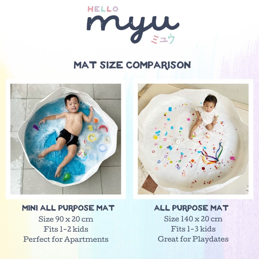 Tatakan Main Anak - Kolam Mini - Art Mat