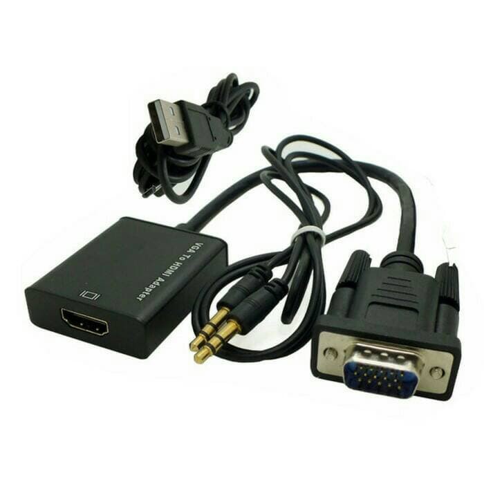 Adapter Converter HDMI Female to VGA Male 1080P (VGA to HDMI)