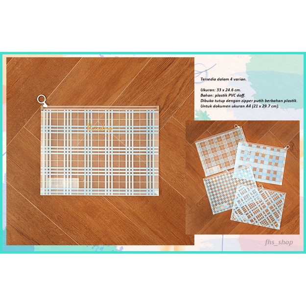 

Organizer Kertas A4 File Organizer File Folder Organizer Buku Raindrop Sky Zipper File Folder A4