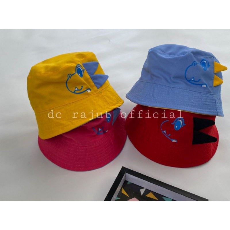bucket hat anak dino