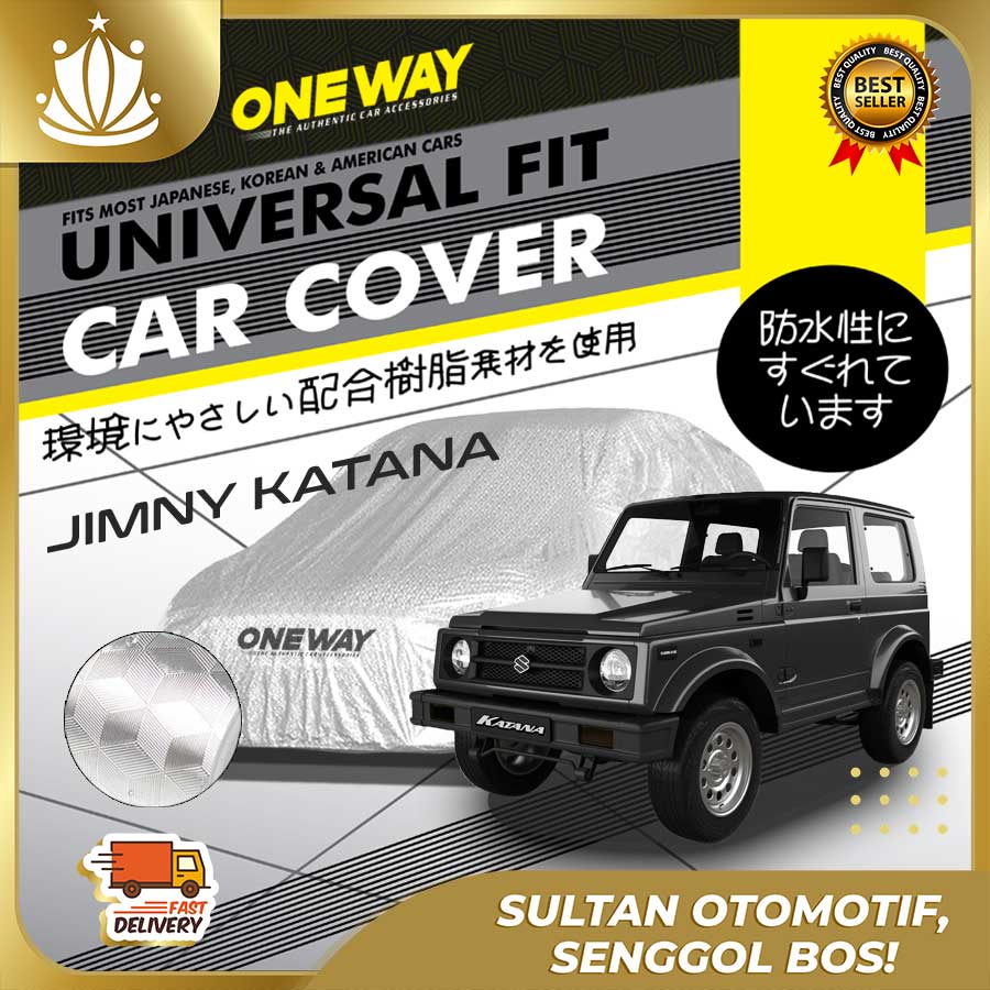 Body Cover Sarung Mobil JIMNY KATANA Waterproof 3 LAYER TEBAL Deluxe Anti Air