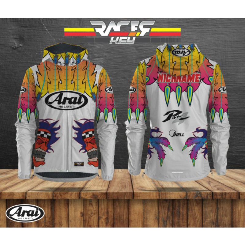 RACERKEY WINDBREAKER ARAI RUSSEL
