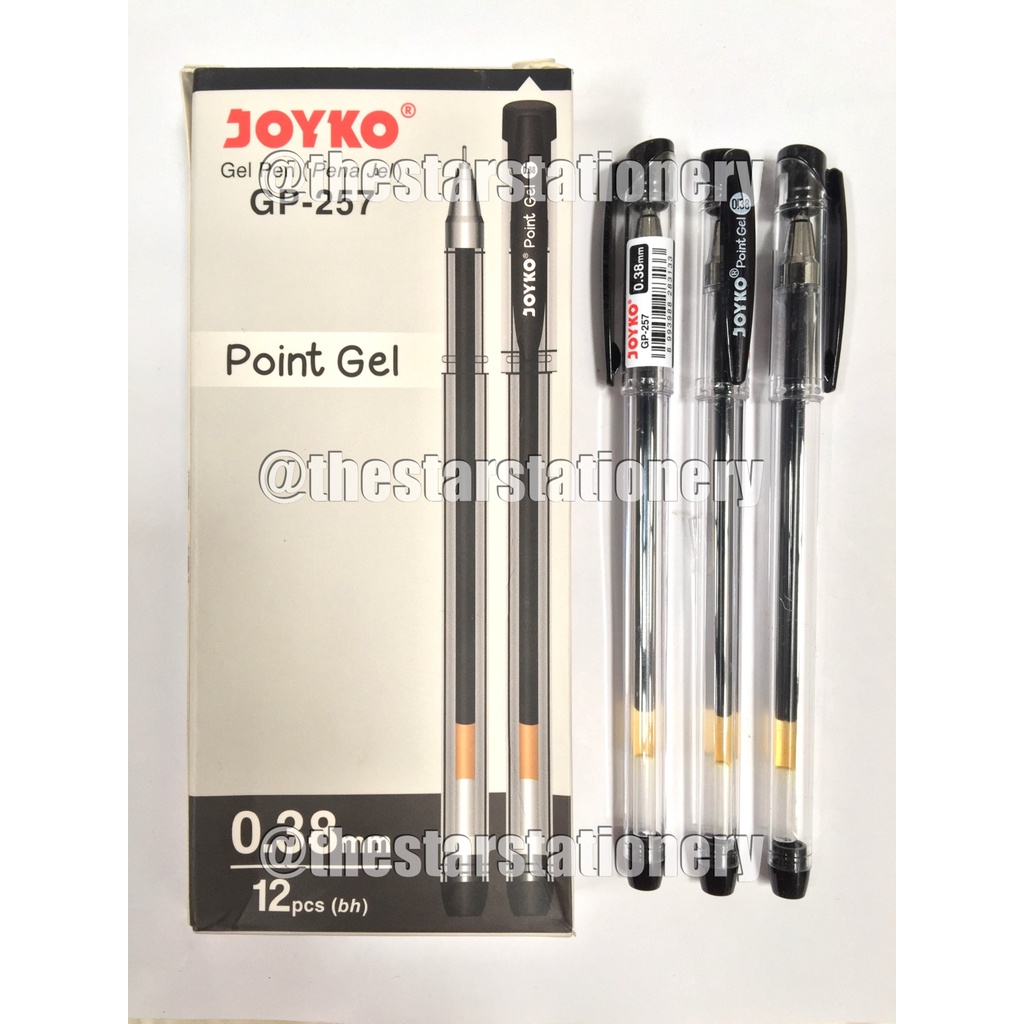 

(1 Biji) GROSIR Bolpen Joyko GP-257 Point Gel 0.38 mm Gel Pen / Gel Pen Joyko GP 257 (1 Biji)