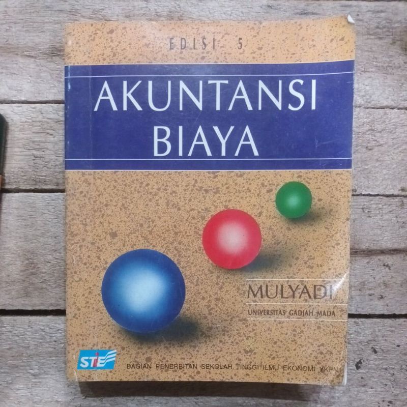 Akuntansi Biaya Edisi 5 Mulyadi. Original