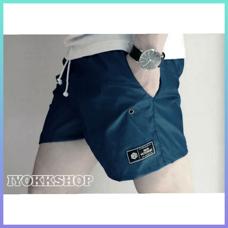 ORIGINAL NOIR VETEMENTS POLOS SERIES II Celana Santai Celana Pantai Celana Pendek Pria Celana Pendek Wanita celana Boxer Kolor Celana Futsal noir vetement iyokkshop