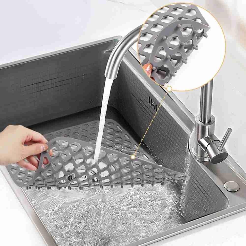 Alas Pelindung Wastafel Nanas Multifungsi Anti Slip Quick Drain Table Peredam Panas