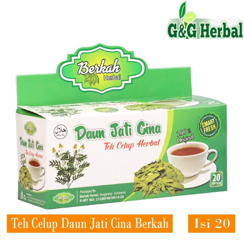 

Teh Celup Jati Cina Berkah Teh Herbal Pelangsing isi 20