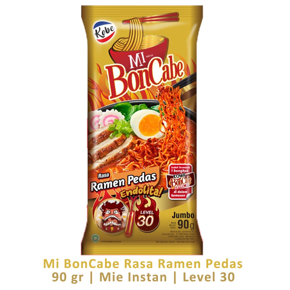 

BONCABE MIE RAMEN PEDAS 90 GR