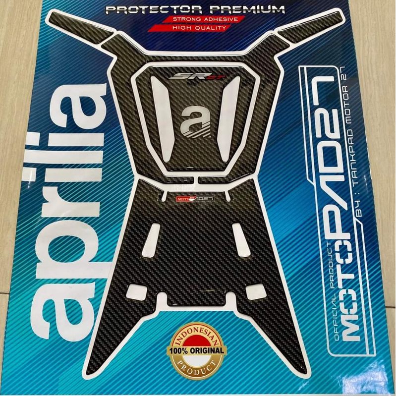 Stiker aprilia sr gt 200 Tankpad Deckpad Resin timbul Premium APRILIA SR-GT200