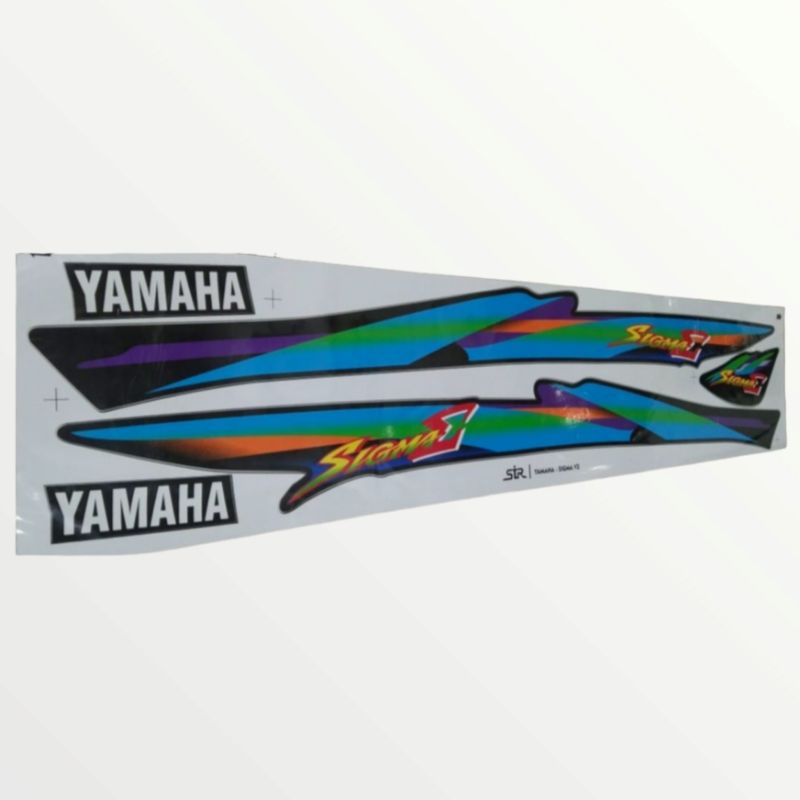 Striping sticker zigma e ZIGMA E lis motor yamaha zigma e print cutting