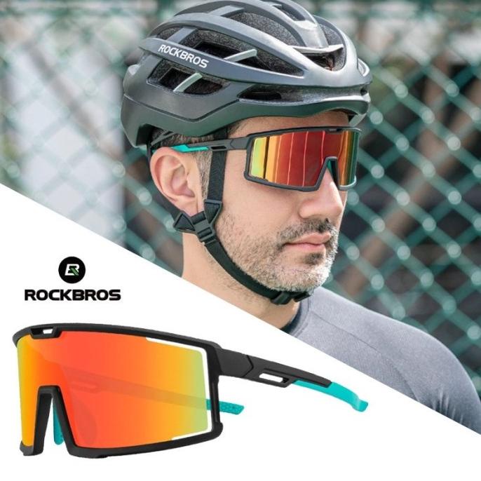 Rockbros SP252R Kacamata Sepeda Polarized Cycling Sunglasses Polaris