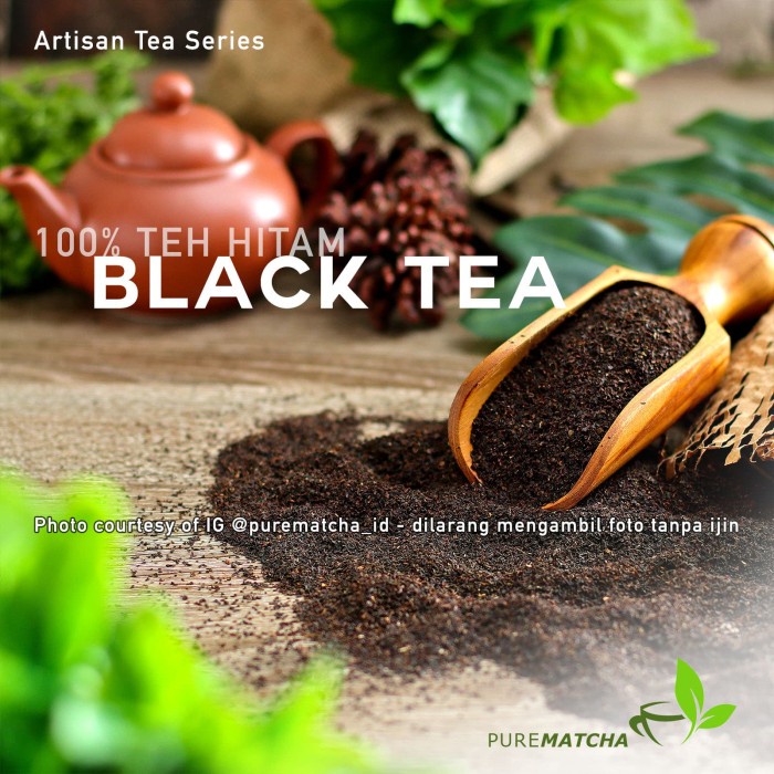 

ARTISAN TEA CAFE - BLACK TEA 100% 500G TEH HITAM INDONESIA HORECA