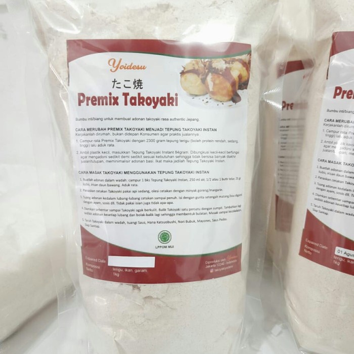 

Premix Takoyaki Tepung Takoyaki Grosir Dari Yoidesu Jakarta