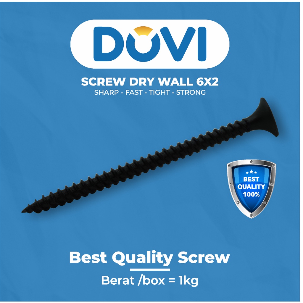 Sekrup hitam / sekrup drywall / Skrup Gypsum 6x2