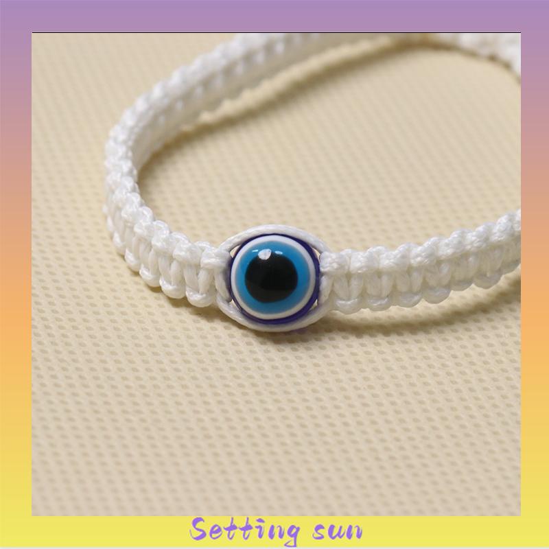 Gelang Tali Simple Evil Eye Biru Gelang Merah Keberuntungan TN