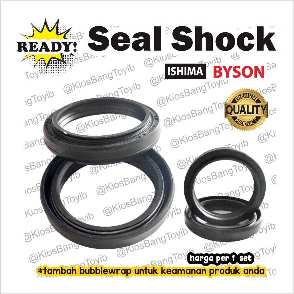 (2pc) Seal Sil Shock Skok Depan Set Yamaha Byson 41x54x11 (ISHIMA)