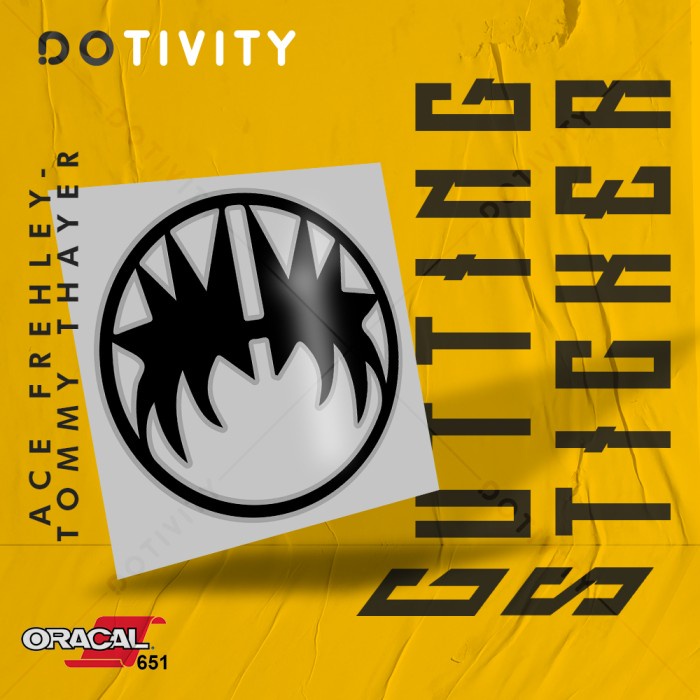 

Cutting Sticker KISS (ACE FREHLEY - TOMMY THAYER) V2