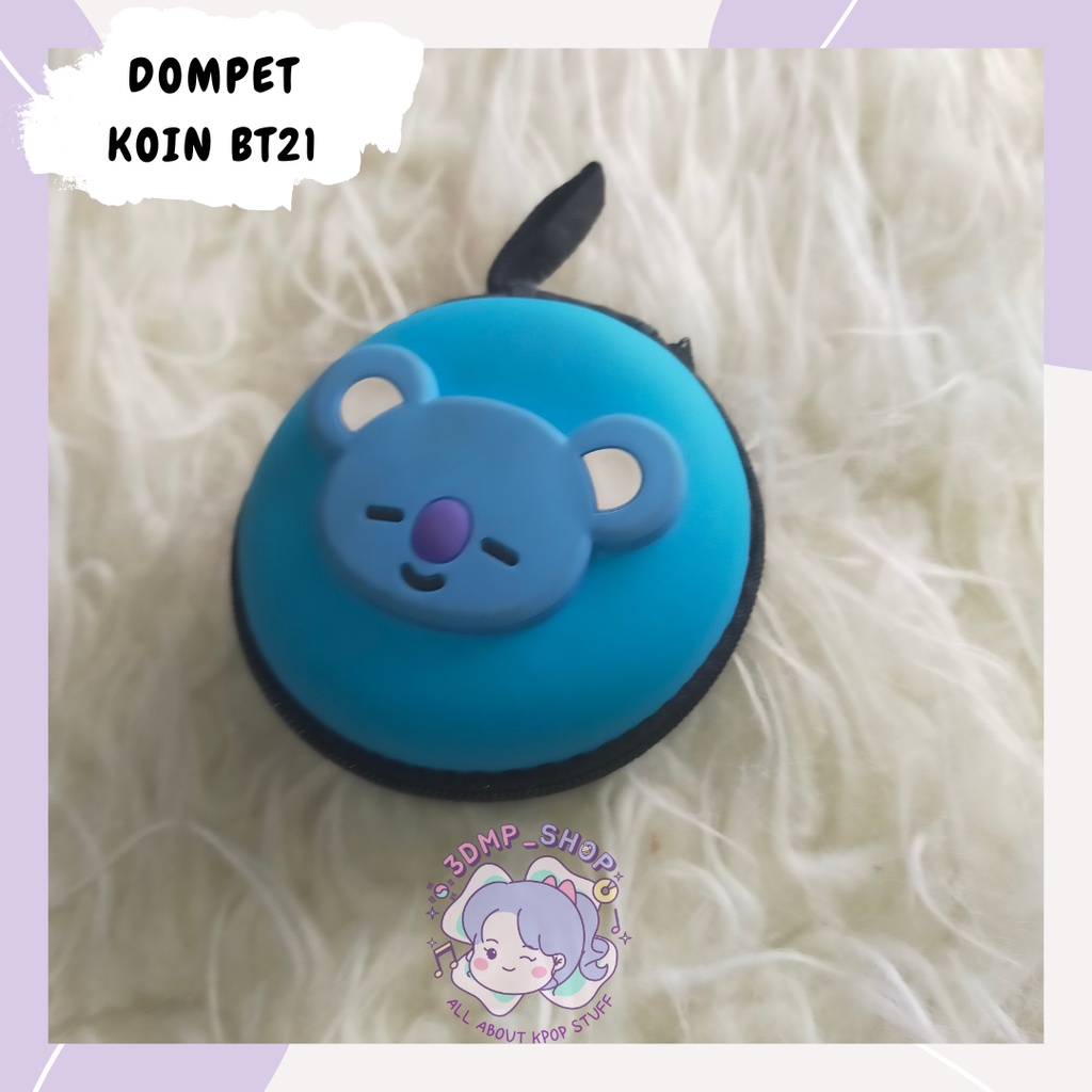 DOMPET KOIN BTS BT21 RJ KOYA SHOOKY KOYA MANG