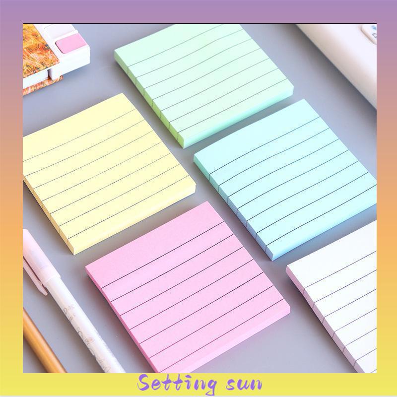 Simplicity sticky note horizontal sticker notepad post maker stiker massage pesan book note TN