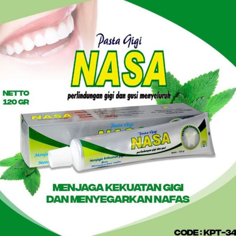 Pasta Gigi Nasa PGN Nasa Odol Pasta NASA Odol Nasa Sikat Gigi Herbal Odol Herbal