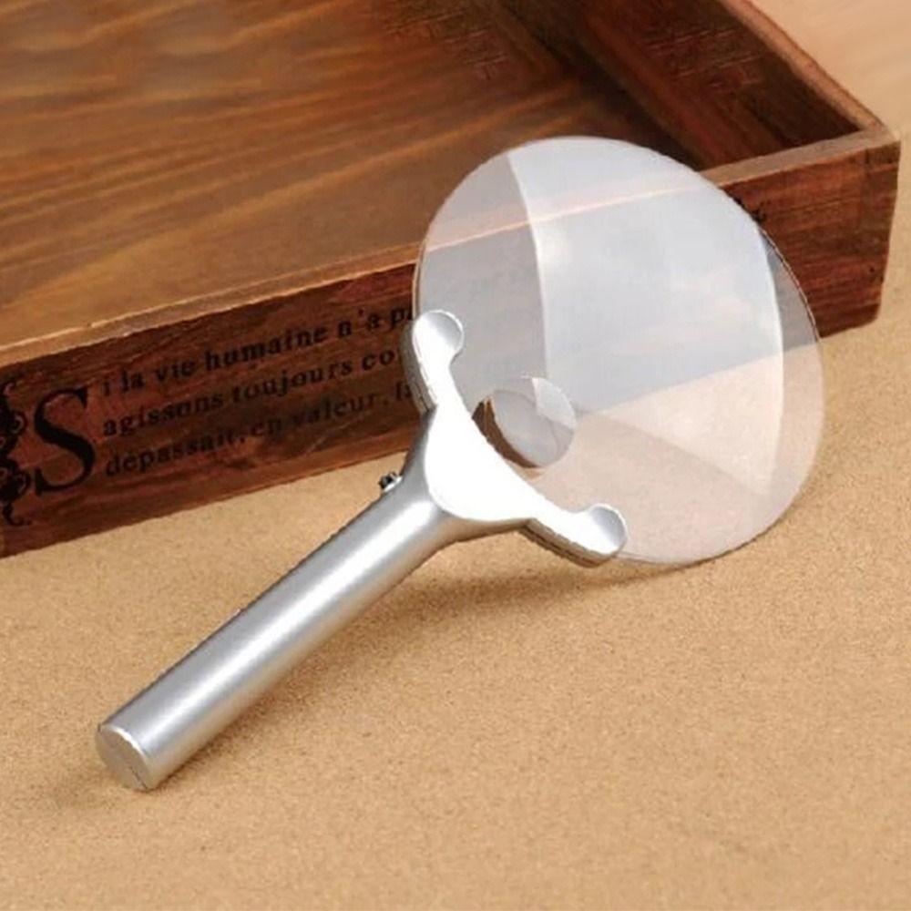 POPULAR Populer Membaca Perhiasan Magnifiers High Quality HD 2.5X 5X Lensa Kaca Pembesar