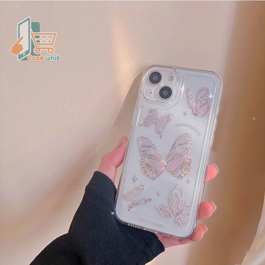 SS116 SOFTCASE TRANSPARAN MOTIF KUPU KUPU SAMSUNG A04S A22 A24 A31 A32 A13 A33 A30S A50 A50S A51 A52 A53 A72 CS4905