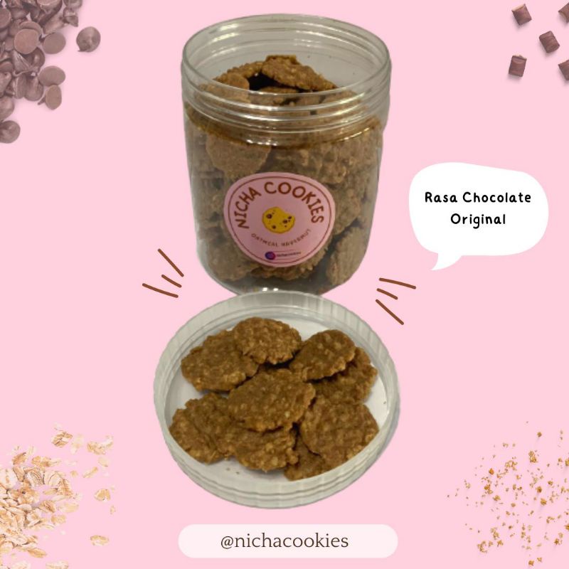 

Nicha cookies oatmeal havermut rasa chocolate Original