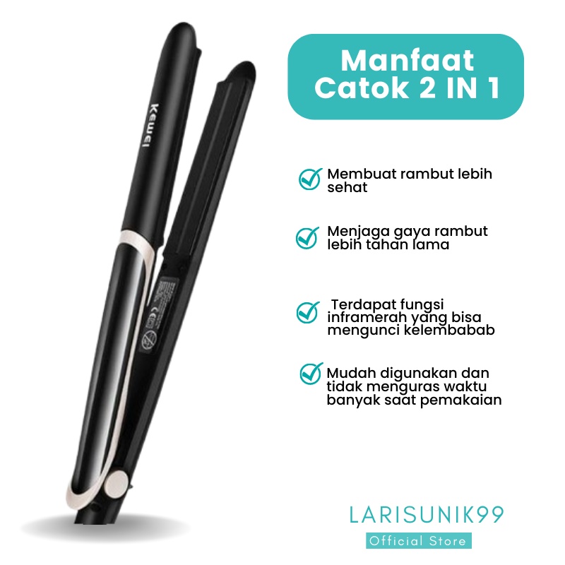 Catokan Rambut Alat Pelurus Lurus Penglurus Rambut Wanita Curly Curler Kerli Alat Perawatan Kecantikan Wanita Catok Terbagus Kriting Pengkriting Pengriting Keramik Tourmaline Ion Ori Original Premium Terbaru