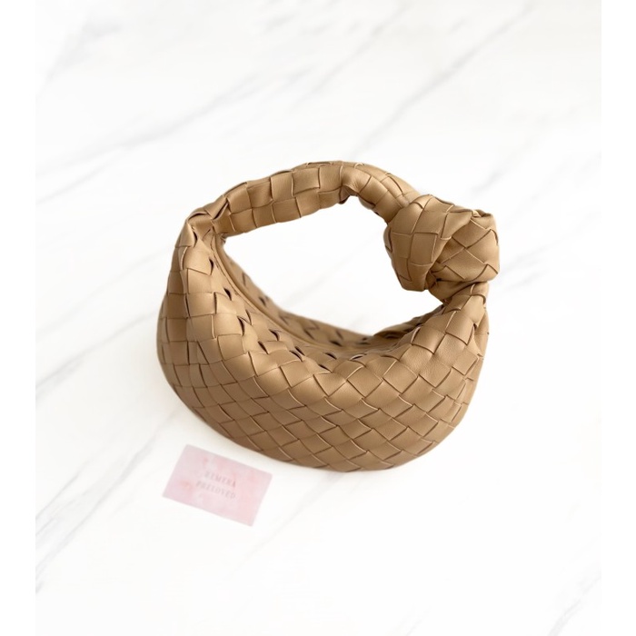 BV Mini Jodie Beige Cream Almond