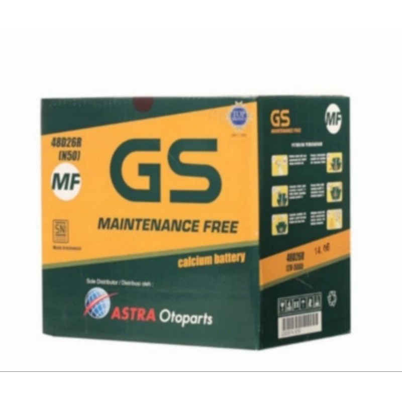 GS Astra Maintenance Free N50 50Ah