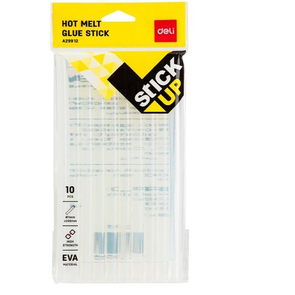 

Deli Glue Gun Refill Isi ulang Lem Tembak isi 10 pcs 11mmx20cm EA29912