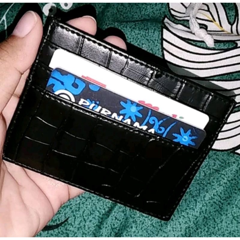 DOMPET KARTU/CARD HOLDER CROCO 6SLOT+1SLOT FOR MONEY