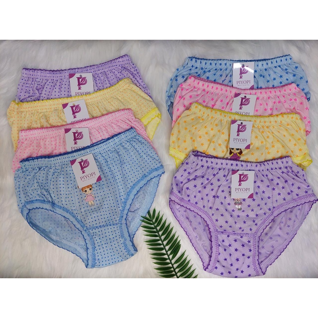 6 Pcs Celana Dalam Anak Perempuan Katun Motif Kartun Karakter