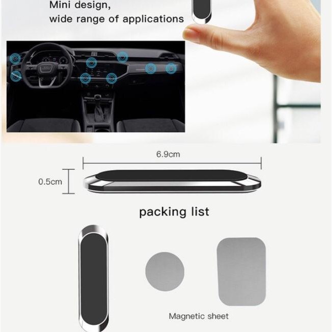 Universal Multi Fungsional Aluminium Alloy Magnetic Magnet Dudukan Telepon Mobil Untuk Semua Telepon